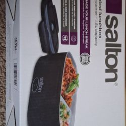 Salton Heated Lunch Box Food Warmer New