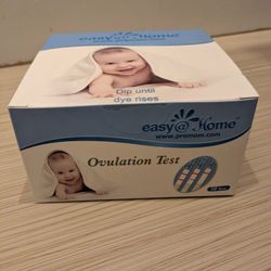 Easy@Home Ovulation Test Strips (50-Pack), FSA Eligible Ovulation Predictor Kit, Powered by Premom Ovulation Calculator iOS and Android APP, 50 LH Tes
