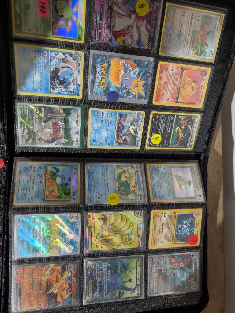 Rare Pokemon Card Collection Binder Charizard Modern 