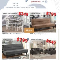 Huge FURNITURE SALE AT 1408 N Carpenter RD 11am To 6pm 