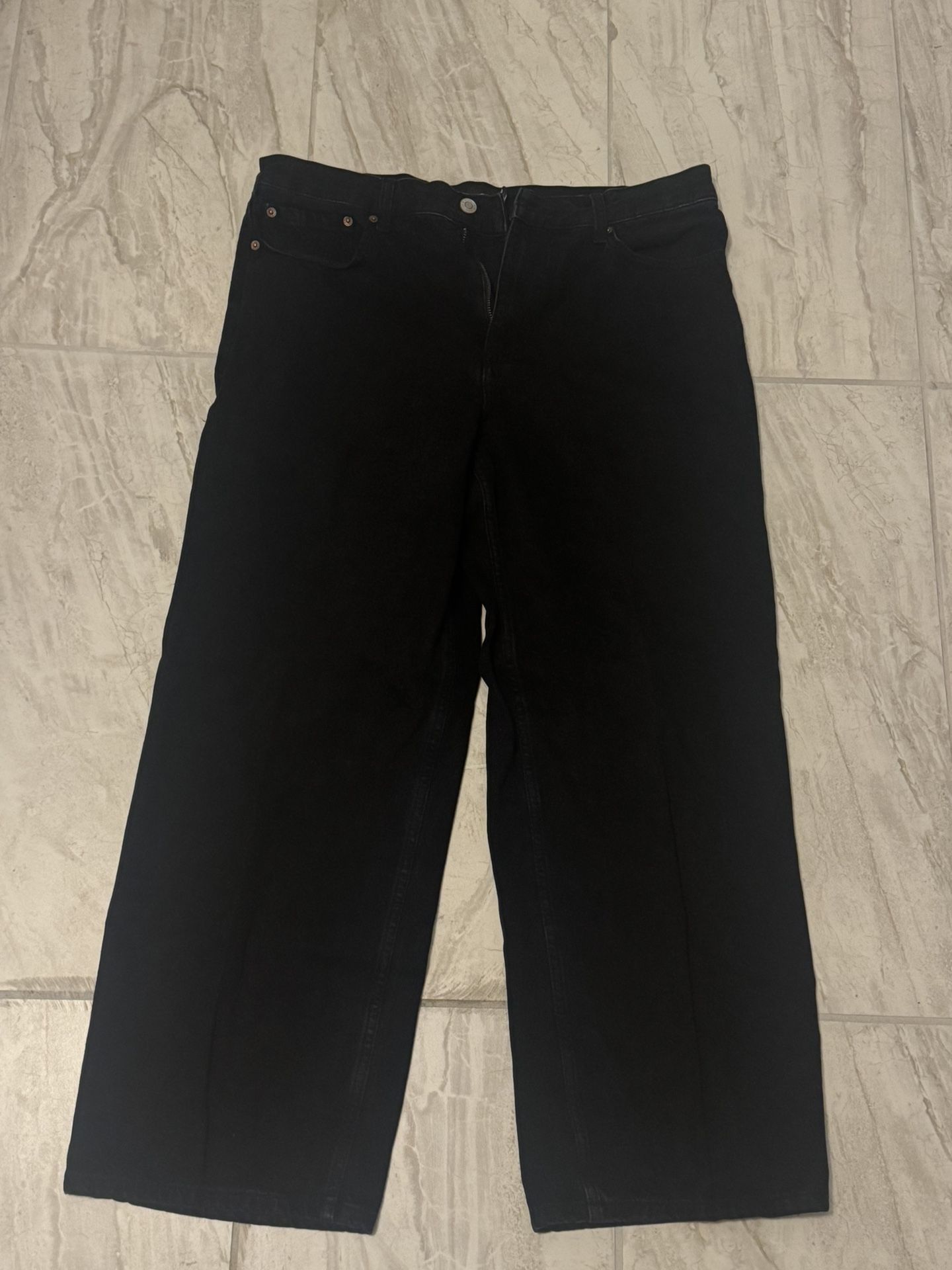 RSQ Baggy Black Jeans Size 34x30