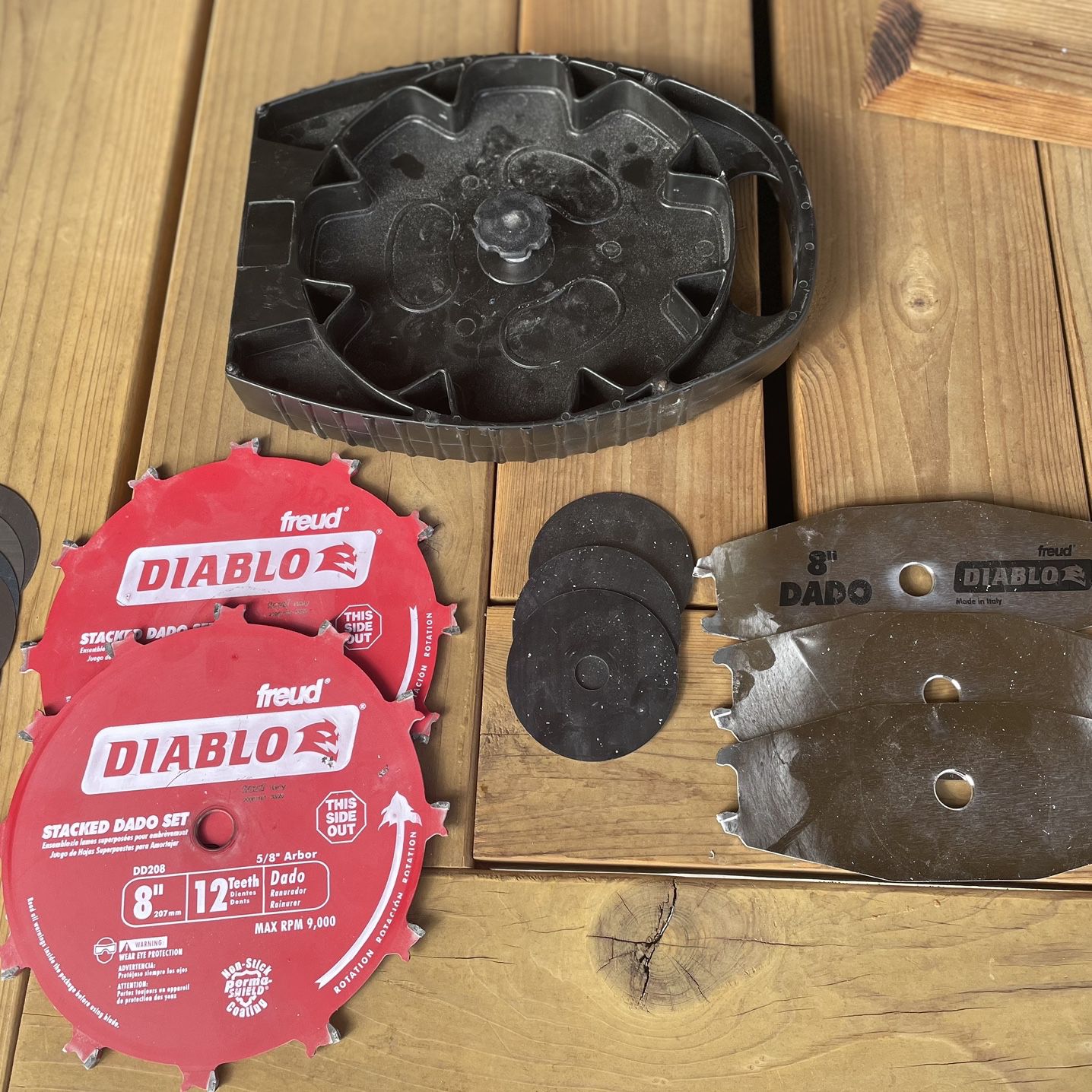 DIABLO 8 in. x 12-Tooth Stacked Dado Saw Blade Set