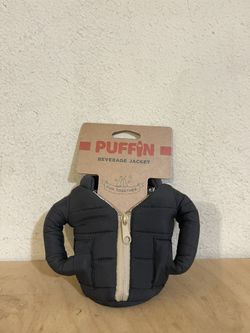 Puffin Cold Beverage Jacket Coozy