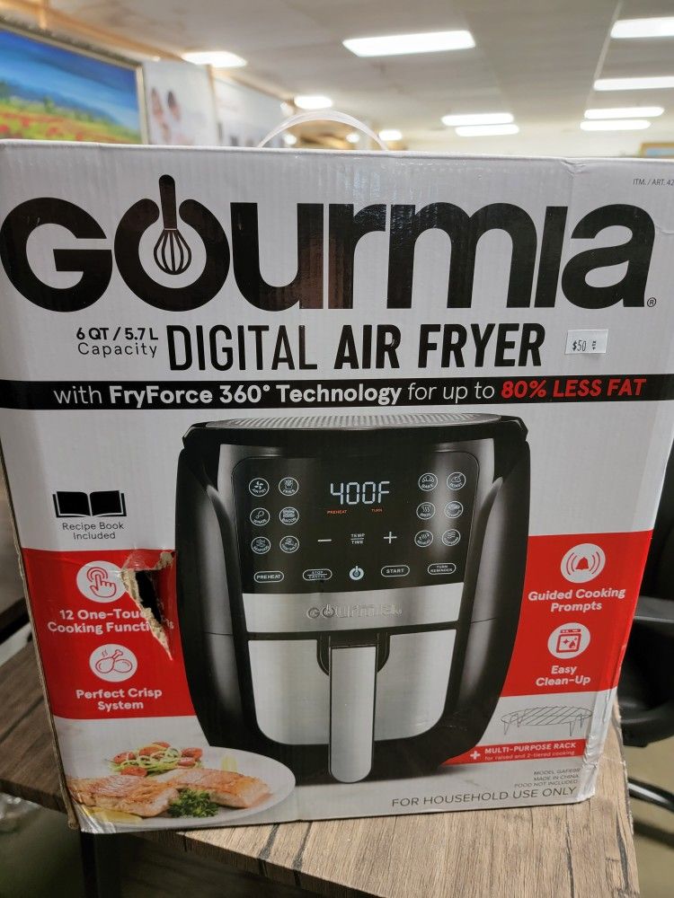 Gourmia 6qt Air Fryers, $50 Each
