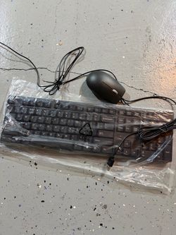 Wired USB Keyboard and Mouse Combo
