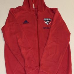 Men’s (M) Adidas FC Dallas Zip Up Cotton Jacket