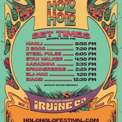 HOLO HOLO FESTIVAL IRVINE