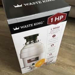 Waste King L-8000 1HP Garbage Disposal NIB