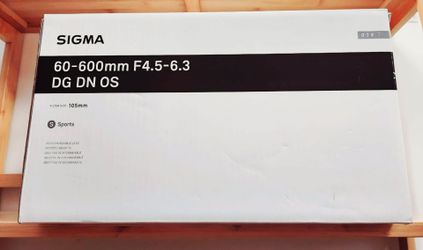 Sigma 60-600mm f/4.5-6.3 DG DN OS Sports Lens for Panasonic Leica L mount