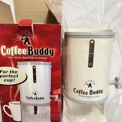coffee buddy stay fresh ground coffee dispenser