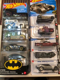 10 piece Hot Wheels Batman Die-Cast Car Collection