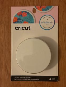 Cricut ceramic coasters
