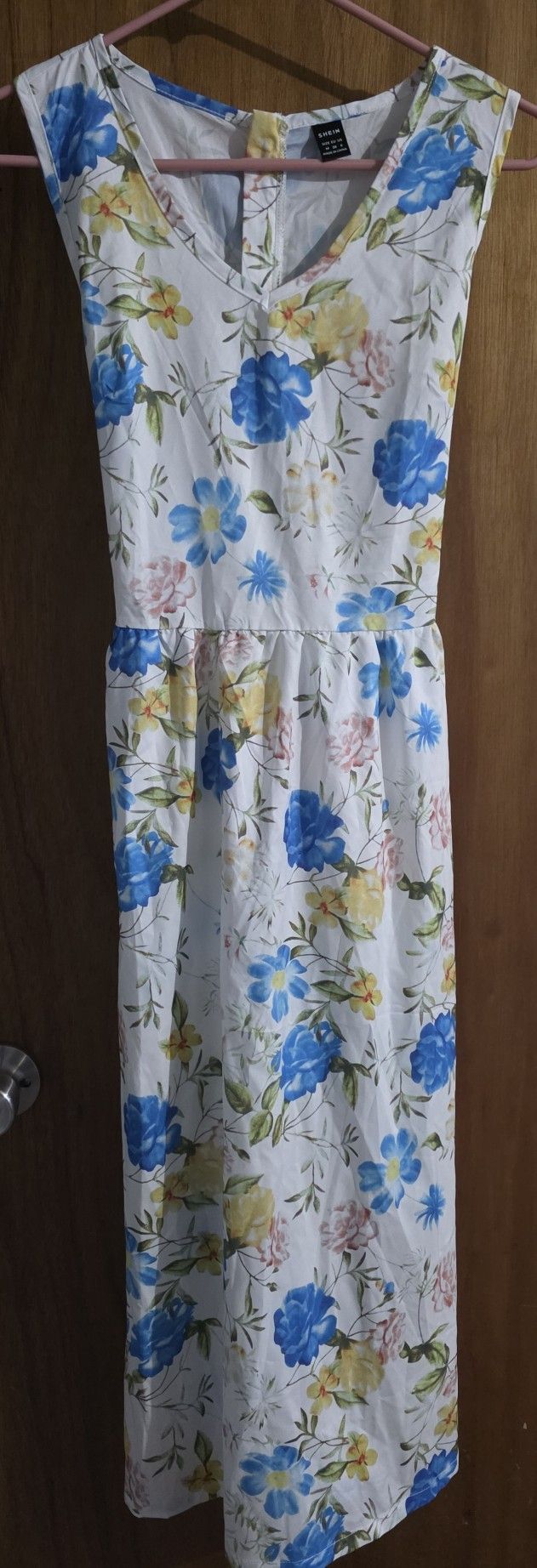 Floral Print Tie Back Dress