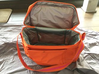 Picnic bag with isolation for cold from Crate and barrel