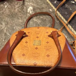 MCM Bag With Wallet On The The Leather Strip