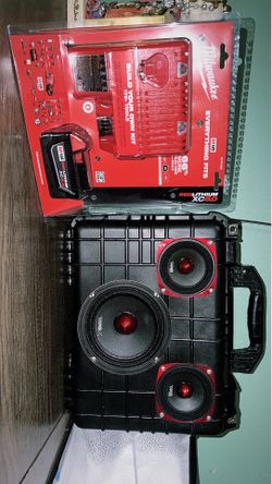 Custom Portable Boom Box with Amplifier