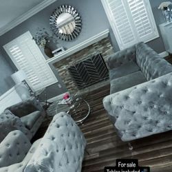 sofas  900 set  tables  and lamps including 