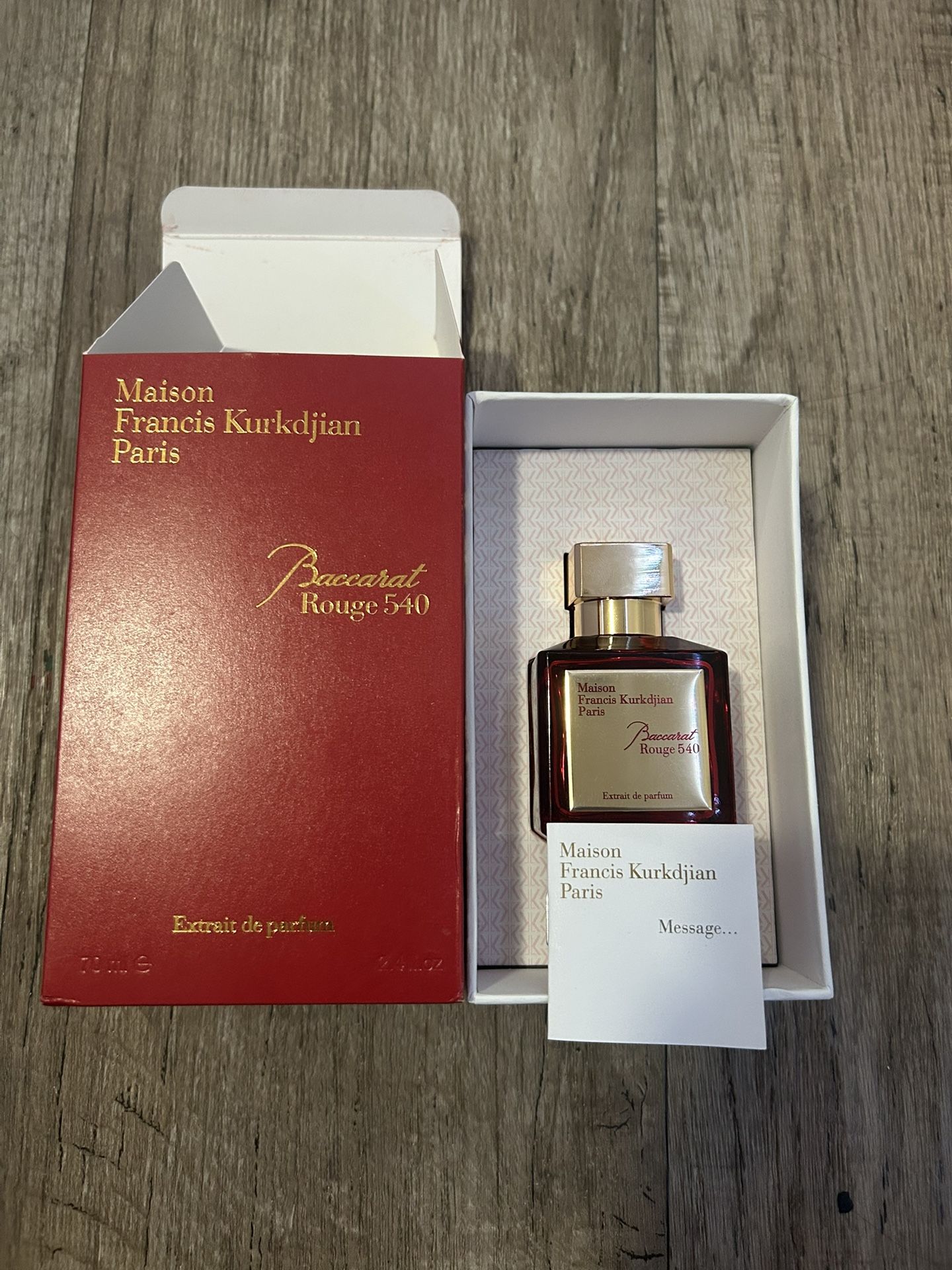Baccarat rouge 540