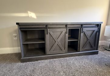 Grey Office or Bedroom Credenza