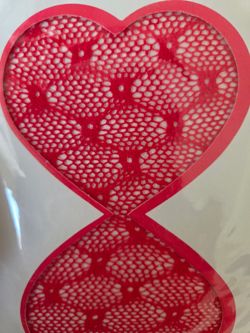 Queentex Children's Lace Pantyhose / Tights - Size S (Red)
