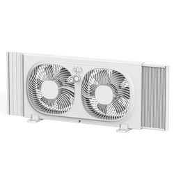 Mainstays 9-inch Twin Window Fan