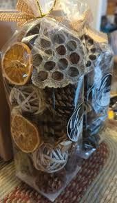 Garden Collection Pinecone Orange PBS Potpourri 