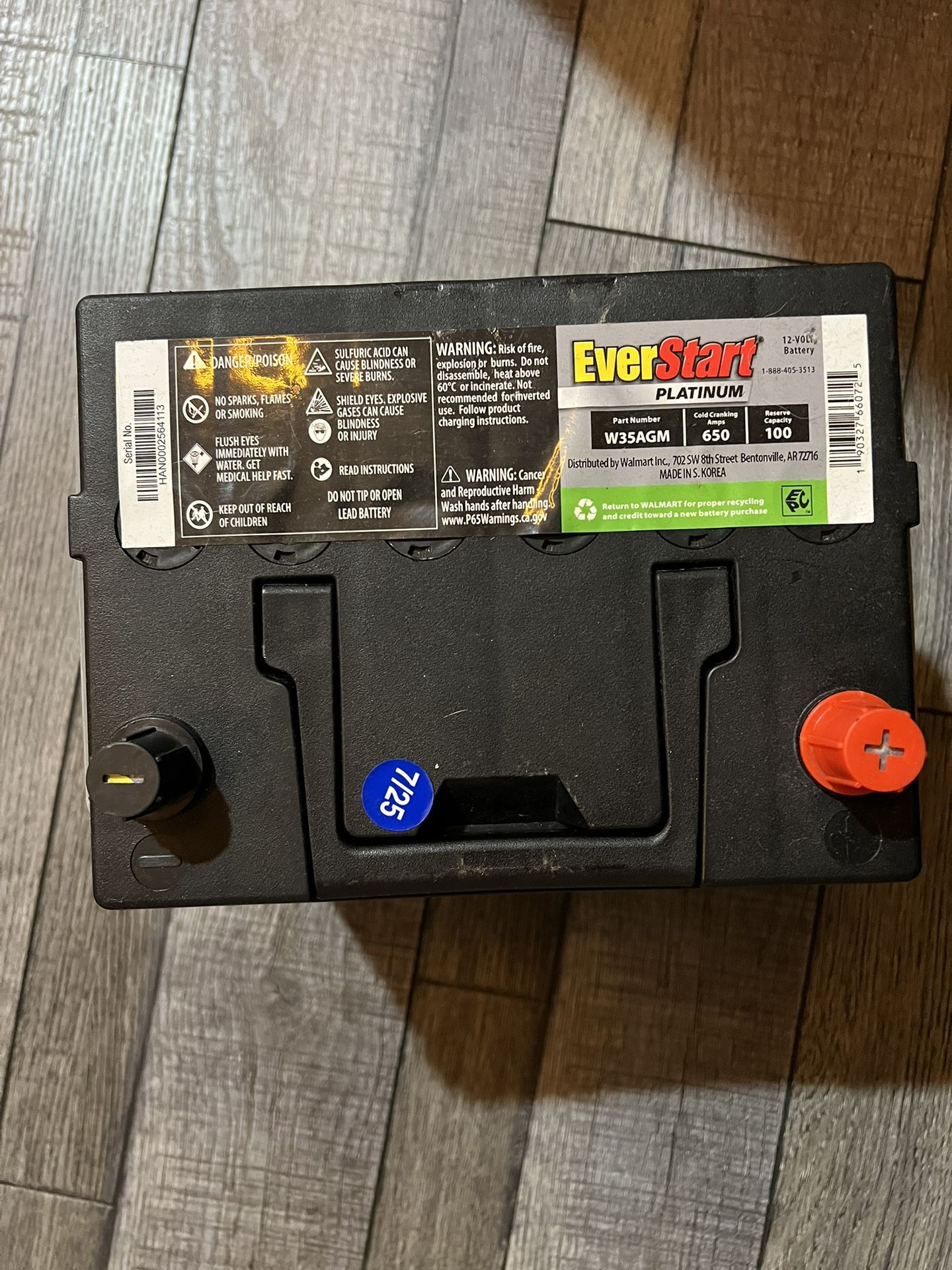 EverStart Platinum AGM Automotive Battery