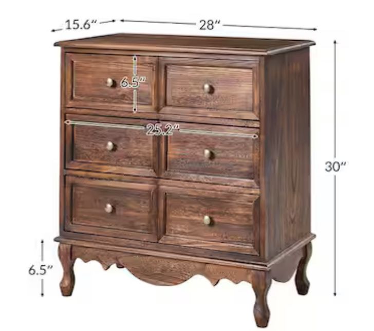 3 drawer Nightstand 