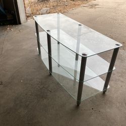 Glass TV Stand