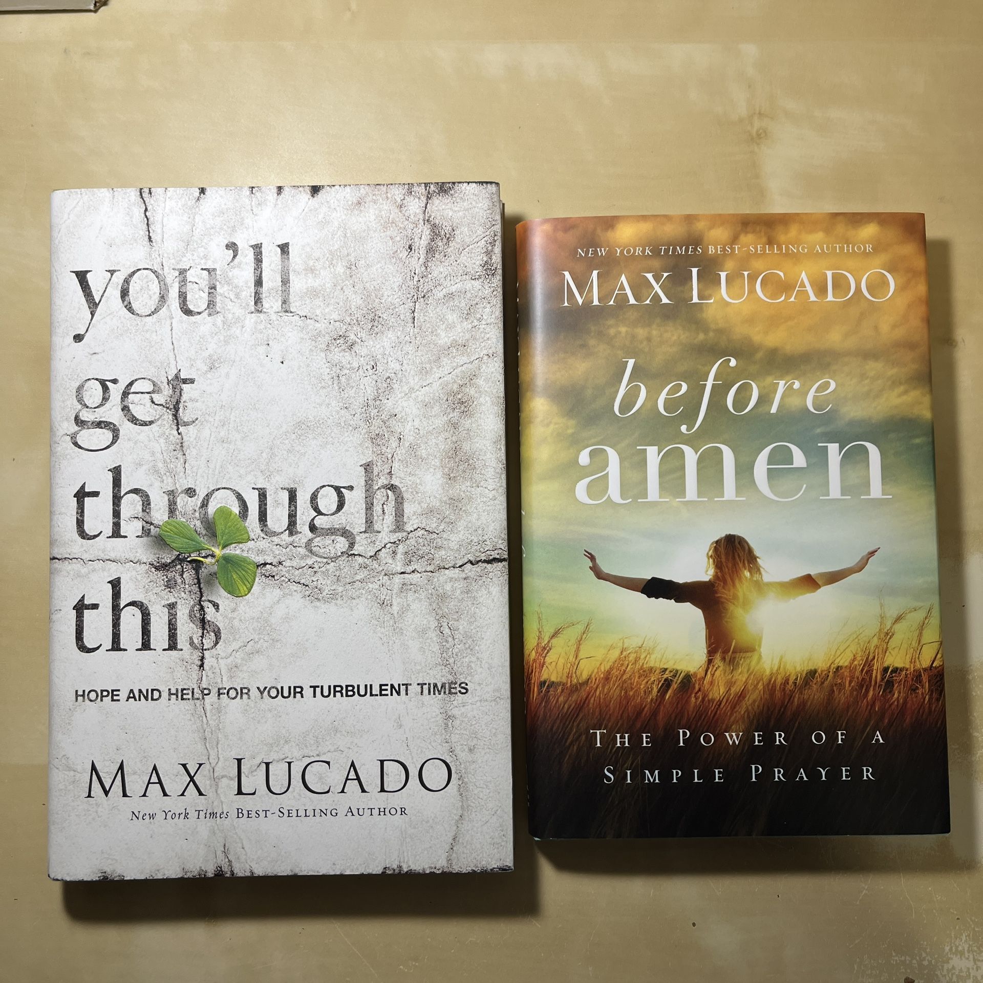 2 Max Lucado Books - Great Condition!