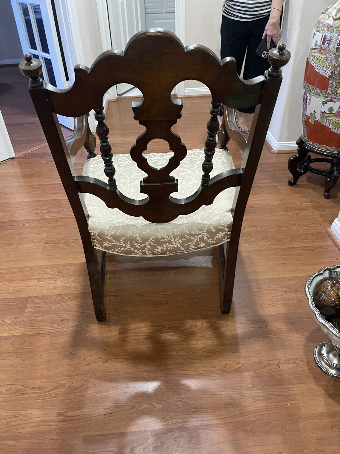 Chair Accent Chair Antique Made Of  Real Wood 