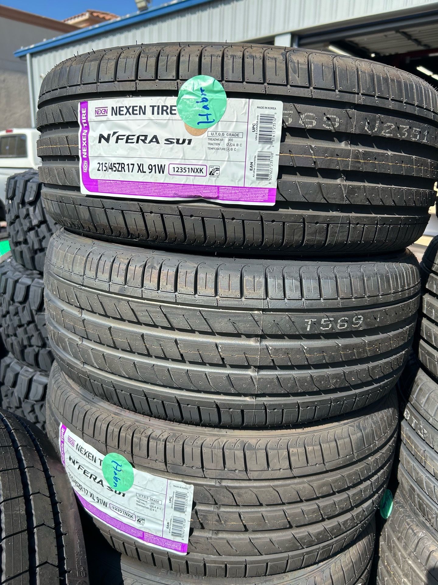 NEXEN NFERA 215/45R17 price$145 each