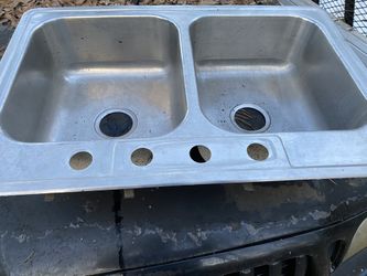 Stainless Steel Sink And Faucet 