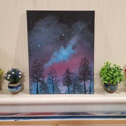 Painting "Winter Galaxy"