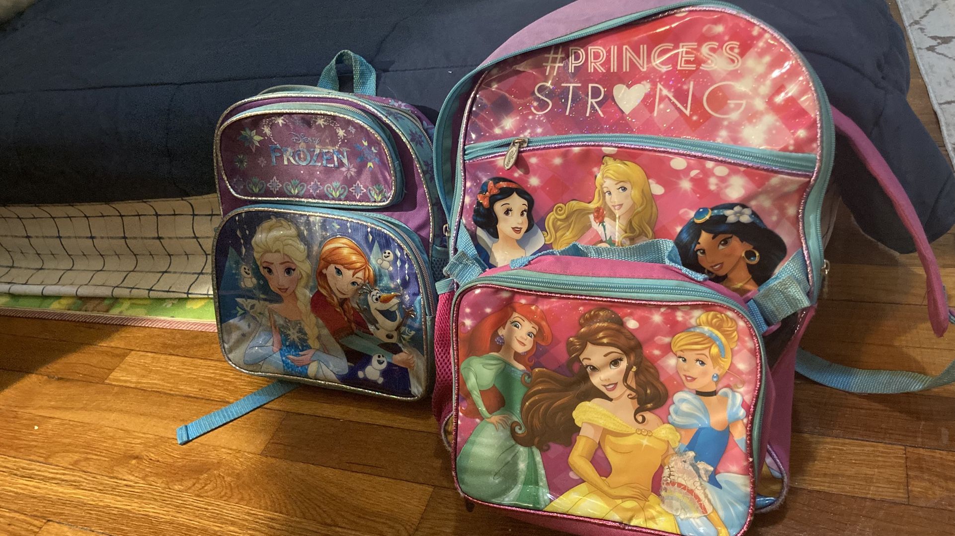 Elsa/princess Matching Backpack & Lunch Bag