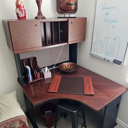 Work Desk With File Cabinet