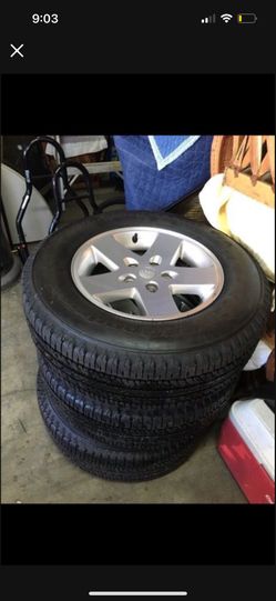 Jeep Rims 17” NO TIRES