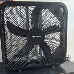 PELONIS 20 Inch Lightweight Box Fan – 3 Speeds, 