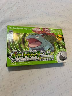 Pokemon Leaf Green Version Game Boy Advance GBA Nintendo Japan CIB
