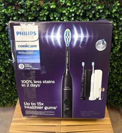 Philips sonicare power toothbrush with pressure sensor and 9 different settings