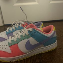nike dunk low retro multi trainers size 7 
