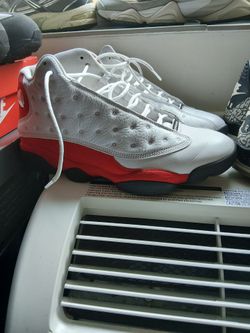 Air Jordan 13 White Red Sneakers