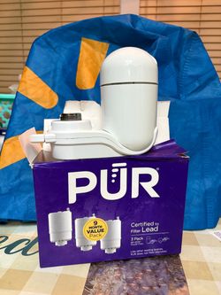 PUR Faucet Water Filter with 3-Pack Replacement Filters