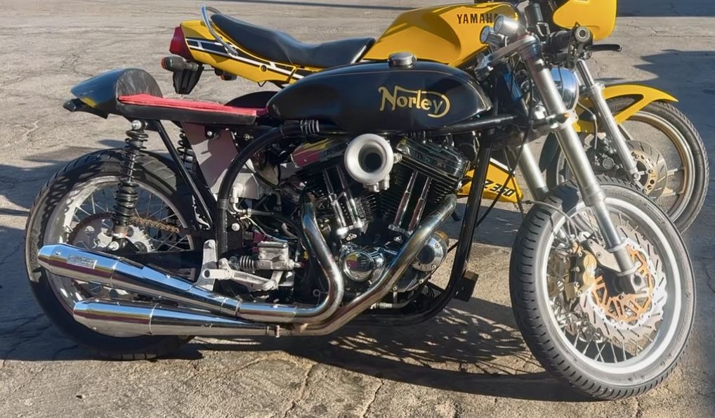 "Norley" 1200cc Harley Davidson/Norton Visually Cafe Racer Motorcycle