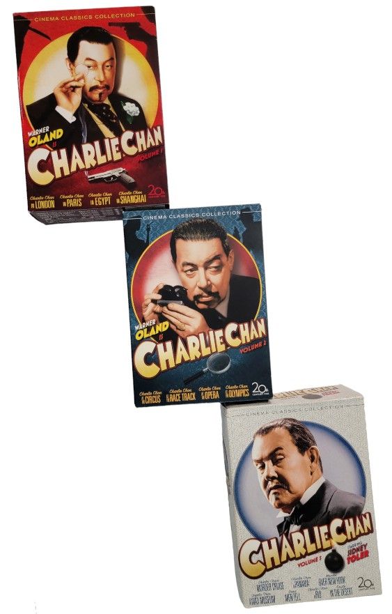 Charlie Chan Cinema Collections DVD 3 Box Set Volume 1 2 5 Murder Mystery Movies