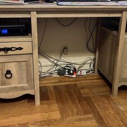 Matching Desk And TV Stand
