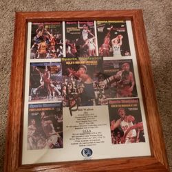 Autographed Framed DAVE COWENS COLLAGE
