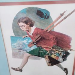 Norman Rockwell 's "WET PAINT"