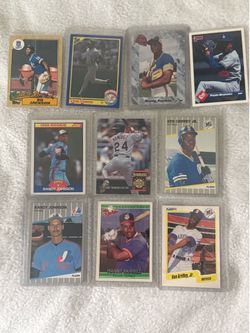 Baseball Rookie Cards, Manny, Randy Johnson, Griffey