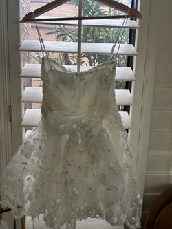 Floral  Mini Dress White